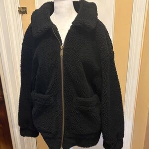 Garage Black Teddy Jacket